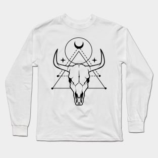 Cow Skull Long Sleeve T-Shirt